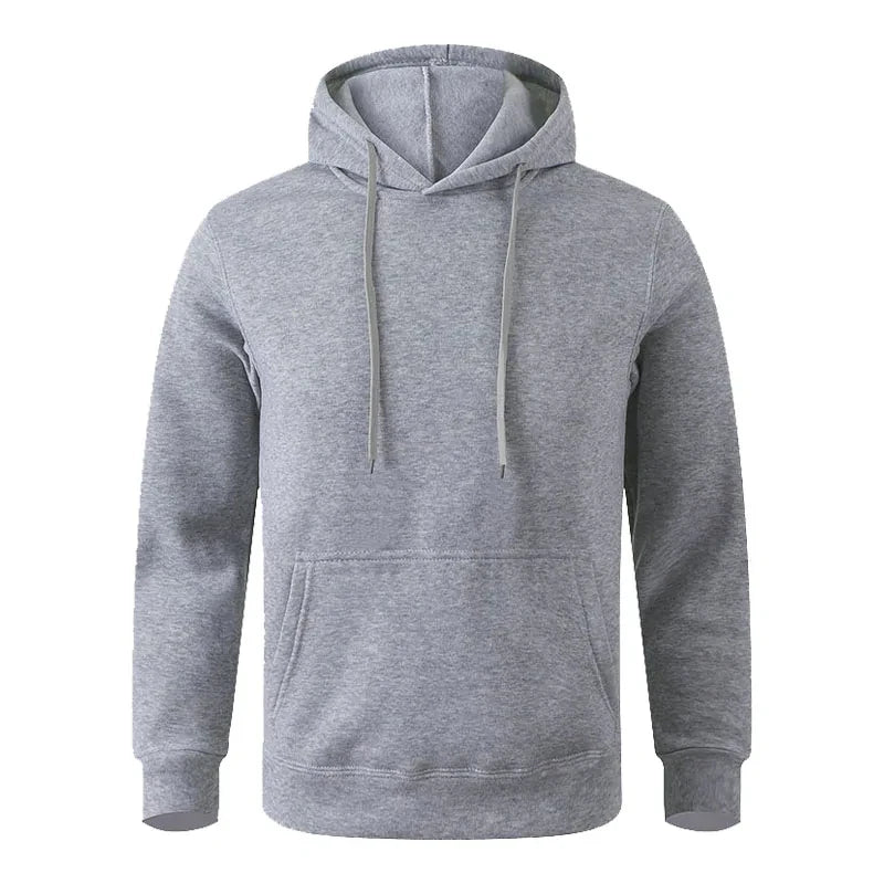 Unisex Minimalist Pullover Hoodie – Casual Fleece Sweatshirt for Men & Women