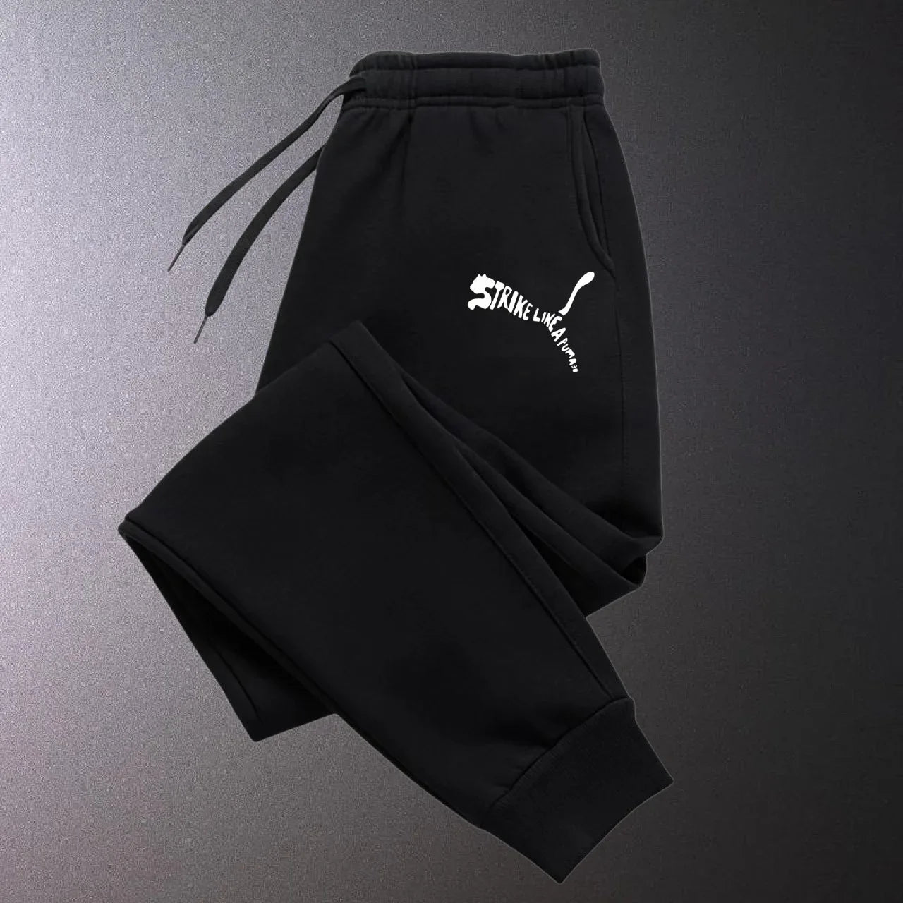 Italy Print Fleece Jogger Pants – Men’s Casual Athletic Sweatpants