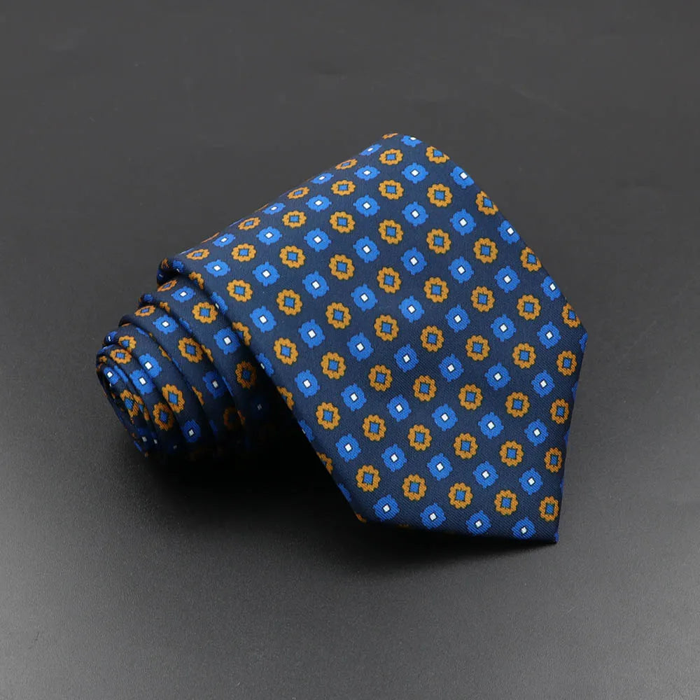 Silk Necktie — Soft Novelty Tie in Bold Patterns & Colors