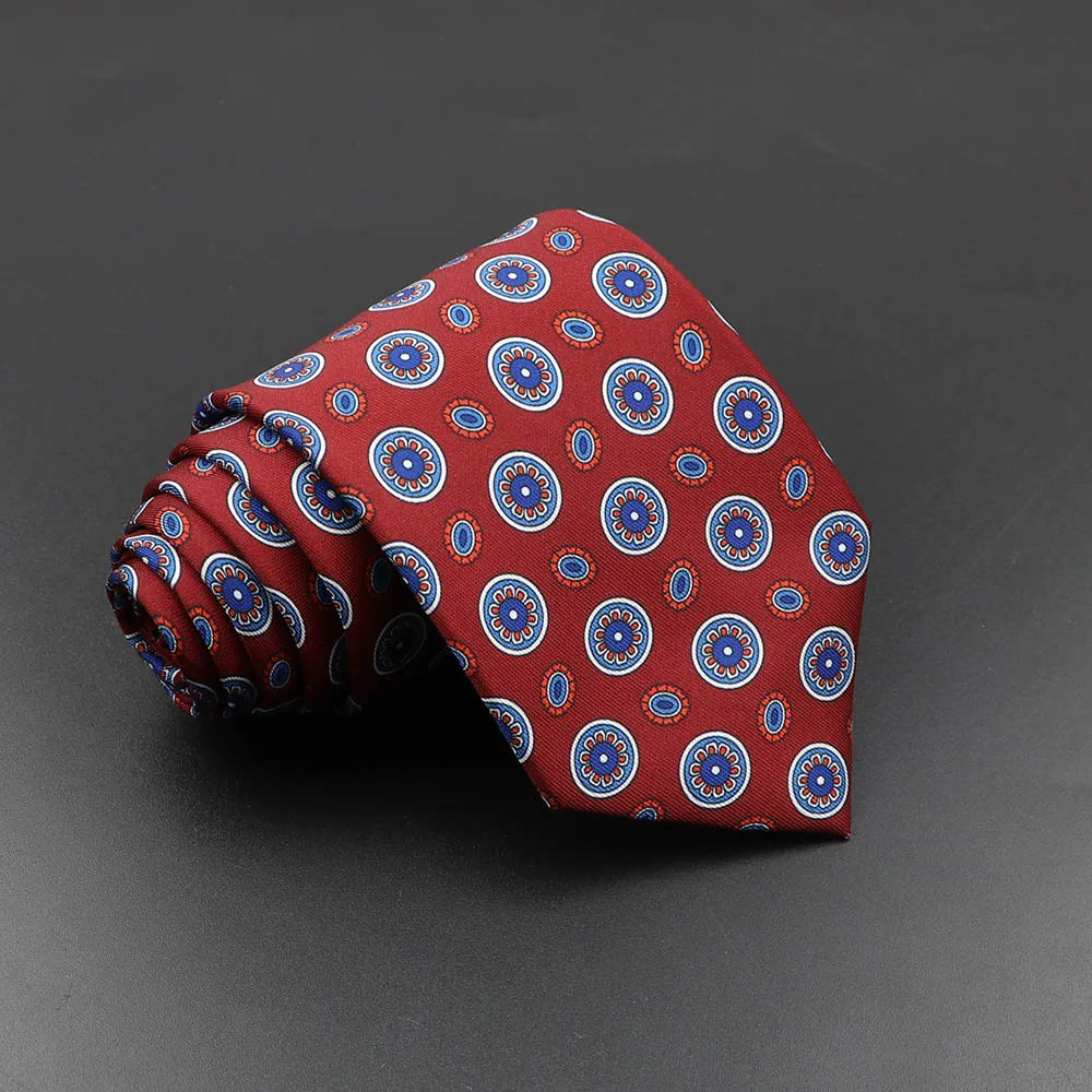 Silk Necktie — Soft Novelty Tie in Bold Patterns & Colors