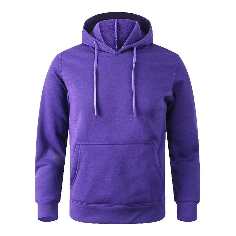 Unisex Minimalist Pullover Hoodie – Casual Fleece Sweatshirt for Men & Women