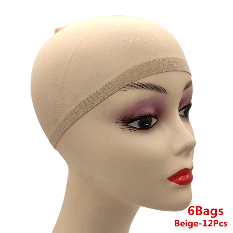 Nylon Mesh Wig Cap — Breathable Dome Cap