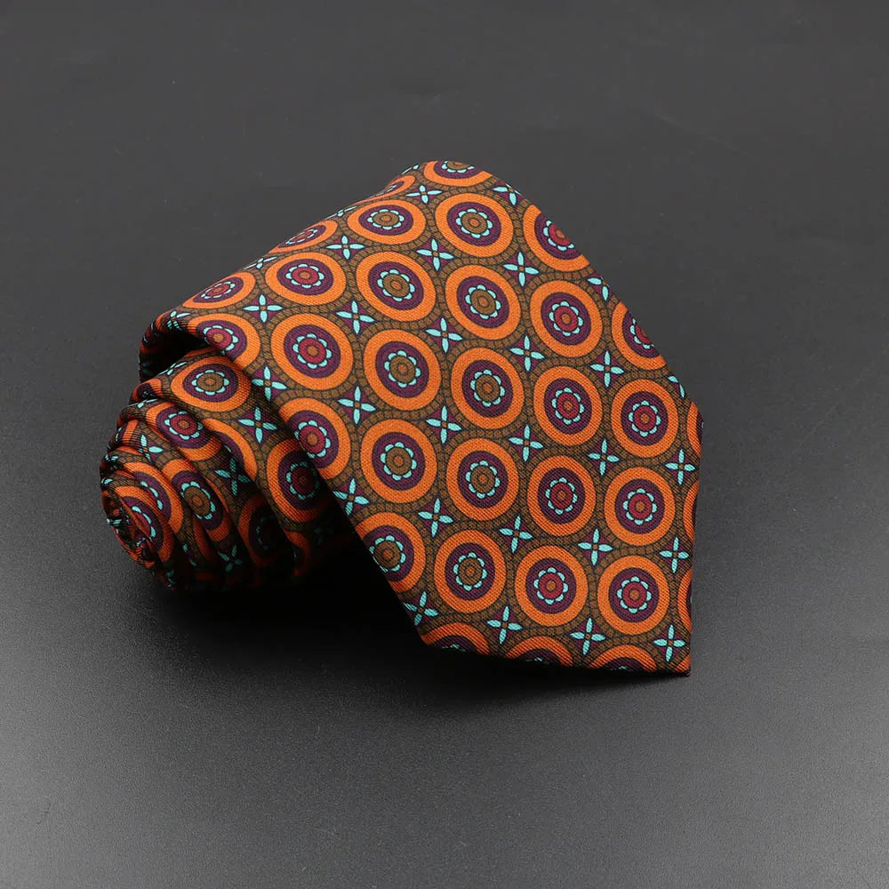 Silk Necktie — Soft Novelty Tie in Bold Patterns & Colors