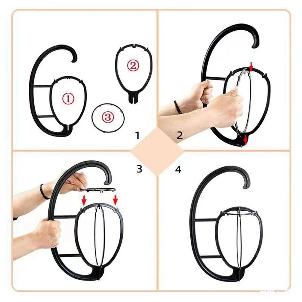 Portable Folding Wig Stand