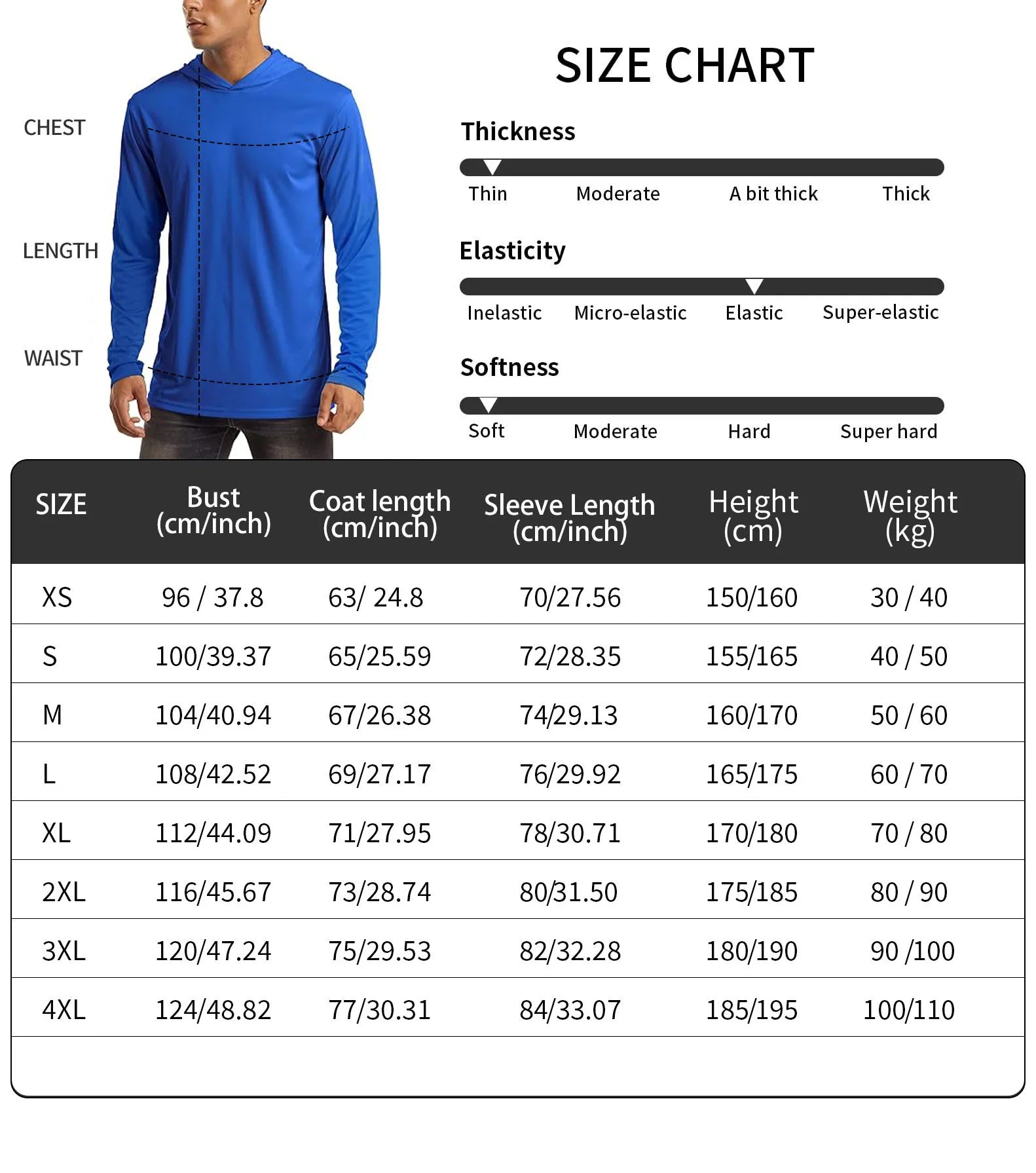 Men's UV Protection Fishing Hoodie – Lightweight Outdoor Hooded Sweatshirt