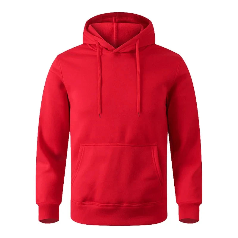 Unisex Minimalist Pullover Hoodie – Casual Fleece Sweatshirt for Men & Women