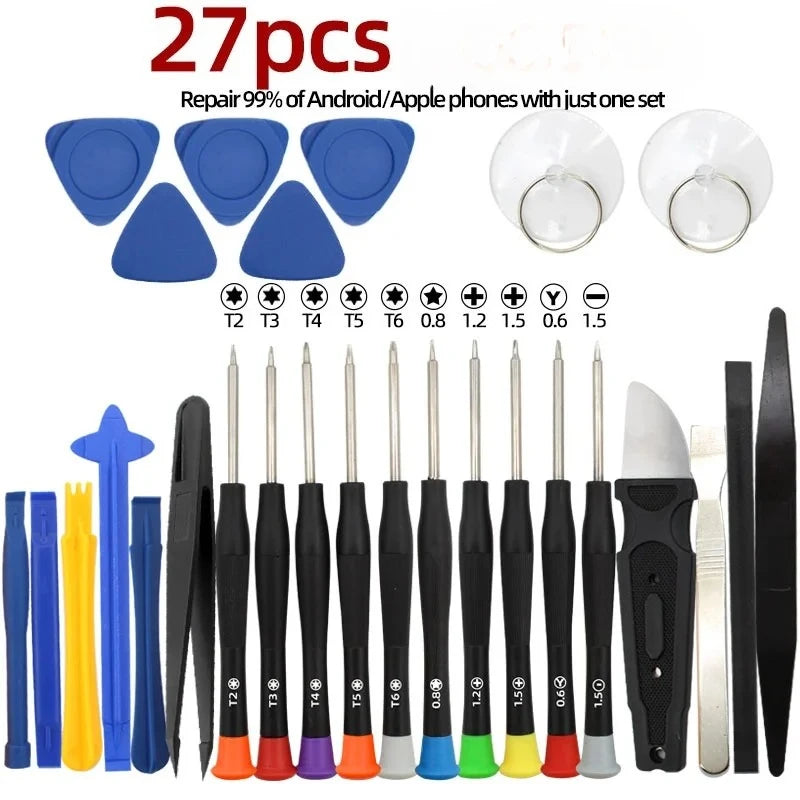 Precision Screwdriver Repair Tool Set — Electronics Disassembly Kit for Phone, Tablet & Laptop