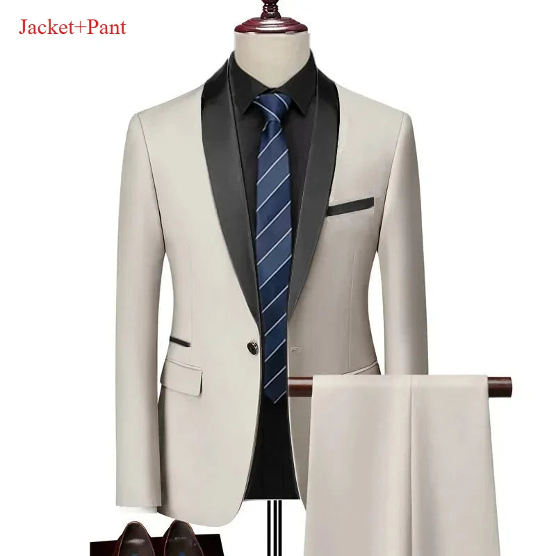 Men's Slim Fit Suit Set | The Daily Drop