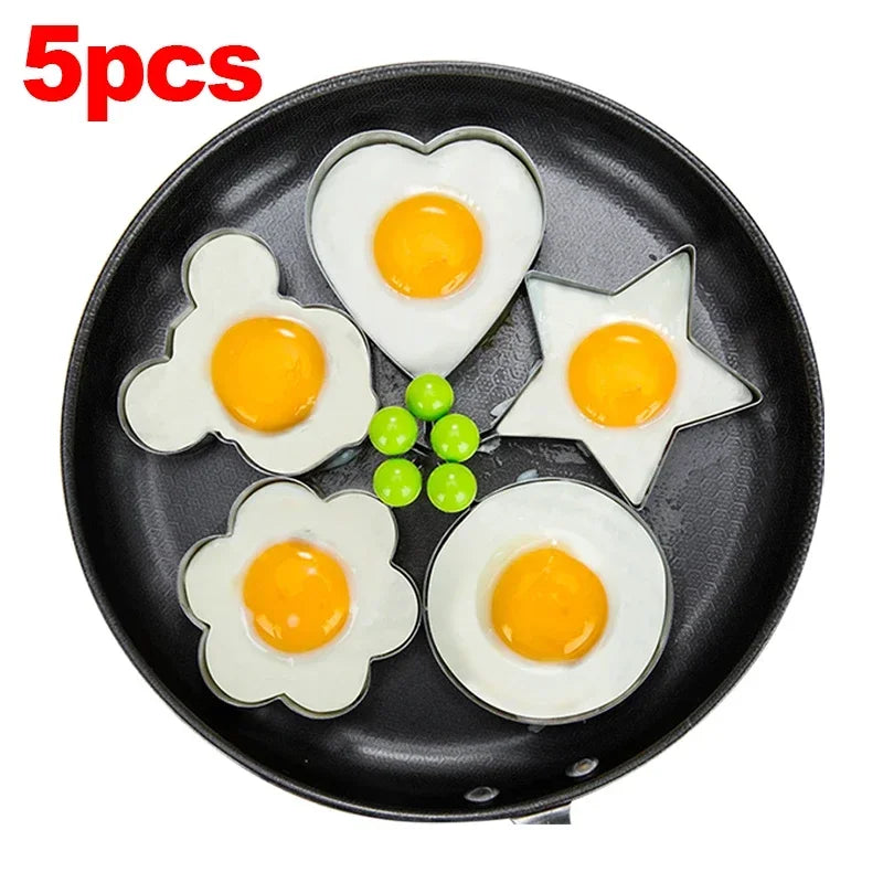 Stainless Steel Egg Mold & Pancake Ring Set