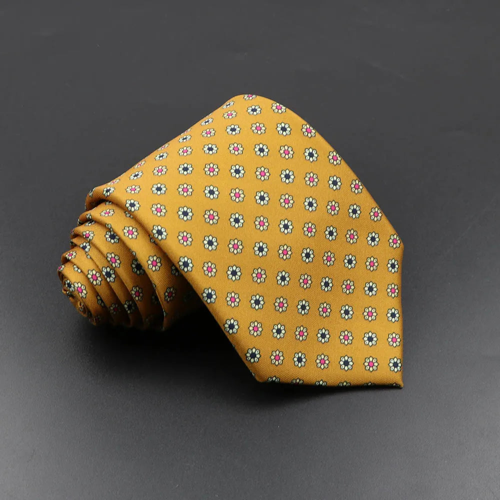 Silk Necktie — Soft Novelty Tie in Bold Patterns & Colors