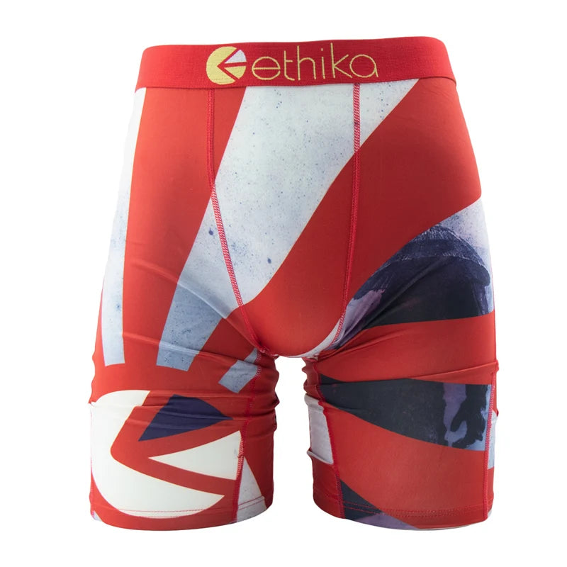 ETHIKA 1 Pieza Calzoncillos Bóxer Hombre Malla Transpirable Entrepierna Bóxers Hombre Tallas Grandes S-3XL Bañador Hombre Bóxers Hombre