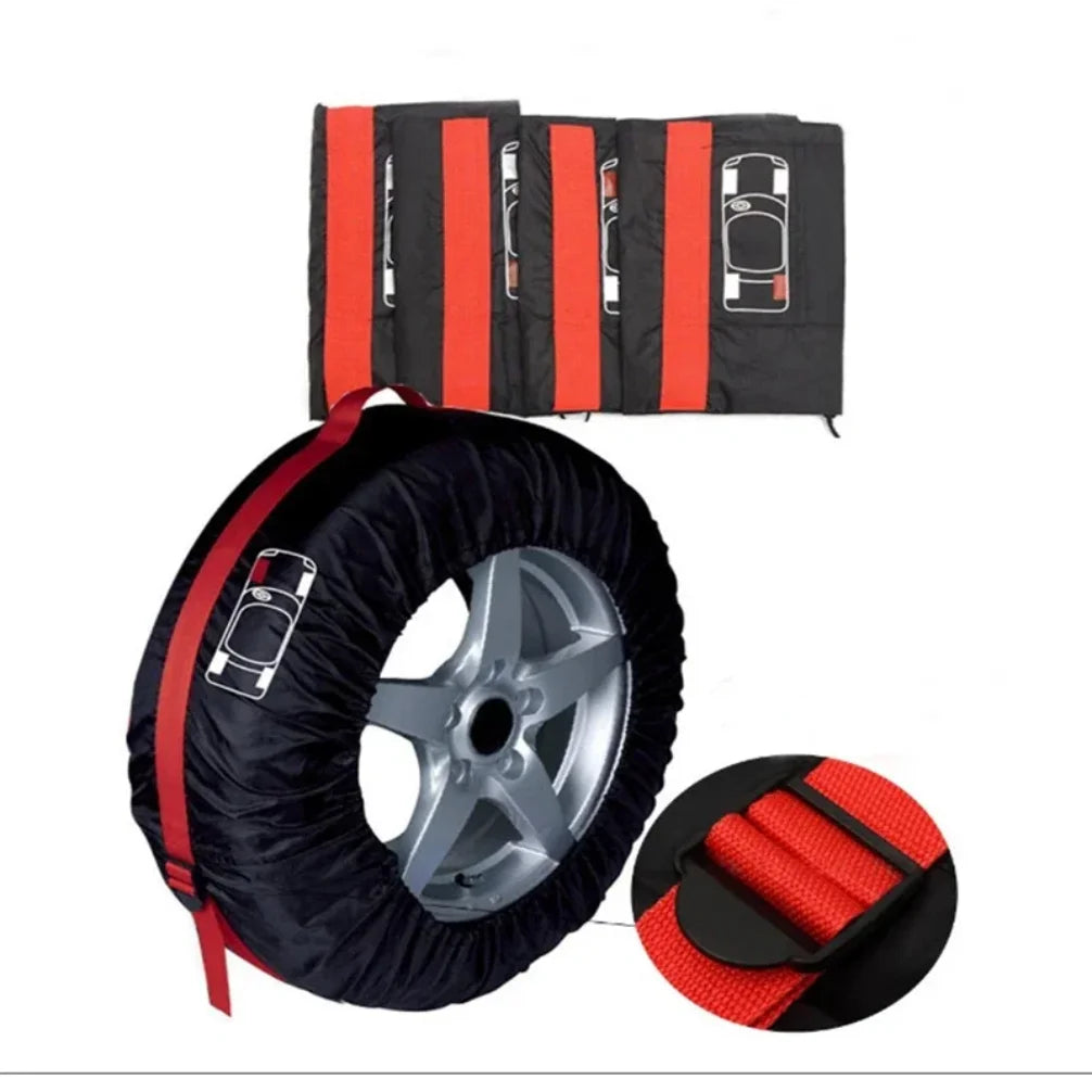 Cubierta Universal para Rueda de Repuesto y Bolsa de Almacenamiento – A prueba de Polvo, Impermeable, 16–20 Pulgadas