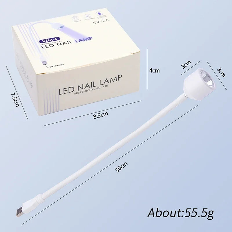 Mini Foldable UV LED Nail Lamp – USB Rechargeable
