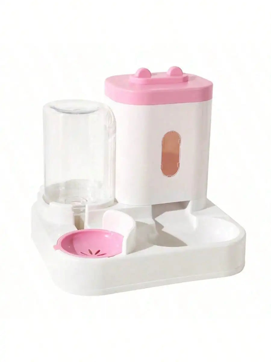 Dispensador y comedero de agua automático por gravedad para gatos – Antiderrames, gran capacidad
