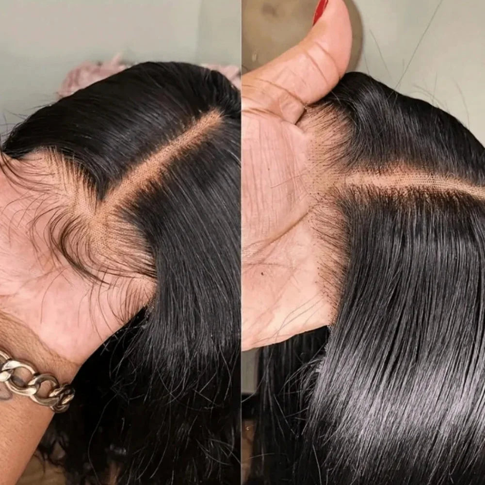Brazilian Straight Human Hair Lace Front Wig – 250% Density, 13x4 & 13x6