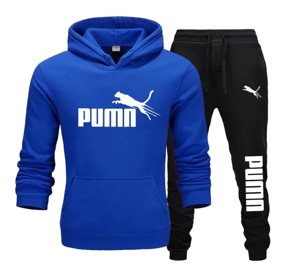 Conjunto de sudadera con capucha y pantalones deportivos para hombre