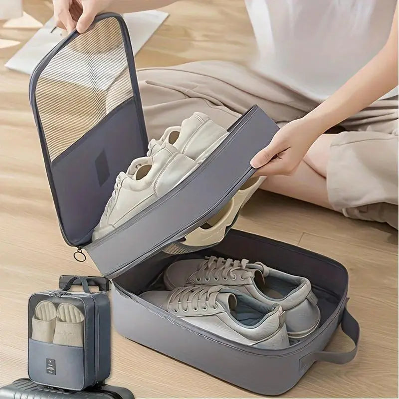 Travel Shoe Bag – Holds Up to 3 Pairs