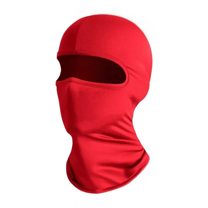 Mascarilla facial y bufanda para el cuello de seda helada – Protección UV para ciclismo, pesca y actividades al aire libre
