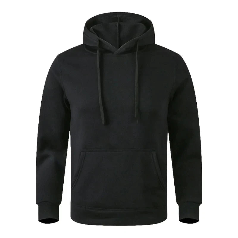 Unisex Minimalist Pullover Hoodie – Casual Fleece Sweatshirt for Men & Women