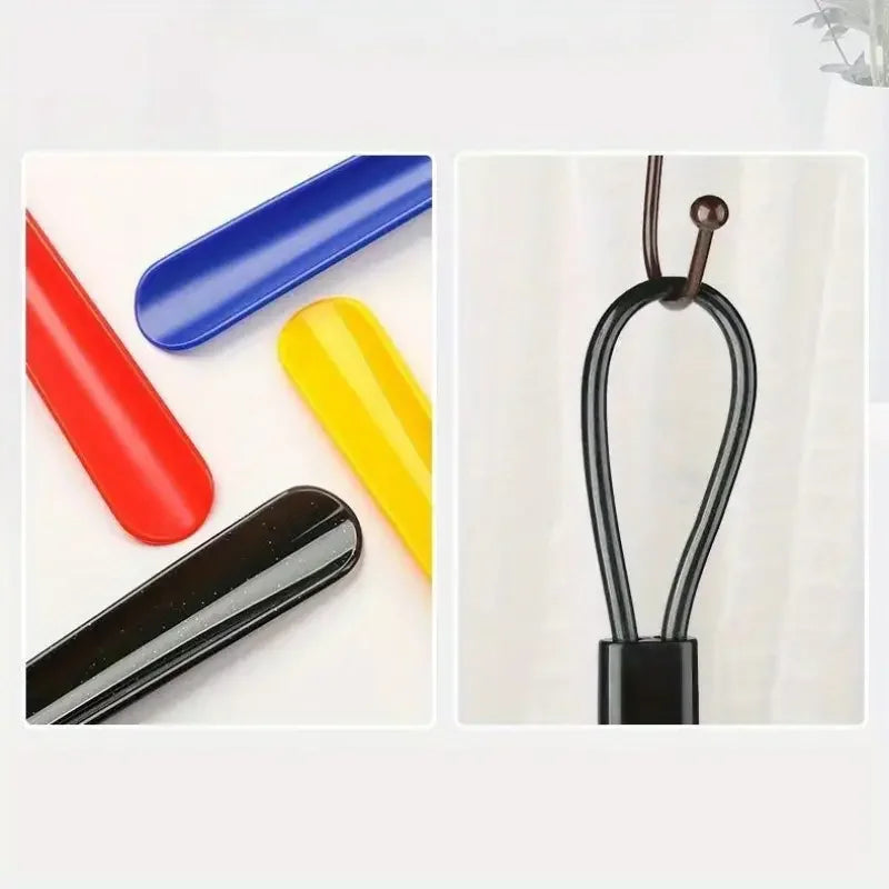 1 calzador de plástico flexible extralargo que no requiere agacharse, cucharas para calzar duraderas para embarazadas, asistentes para calzado