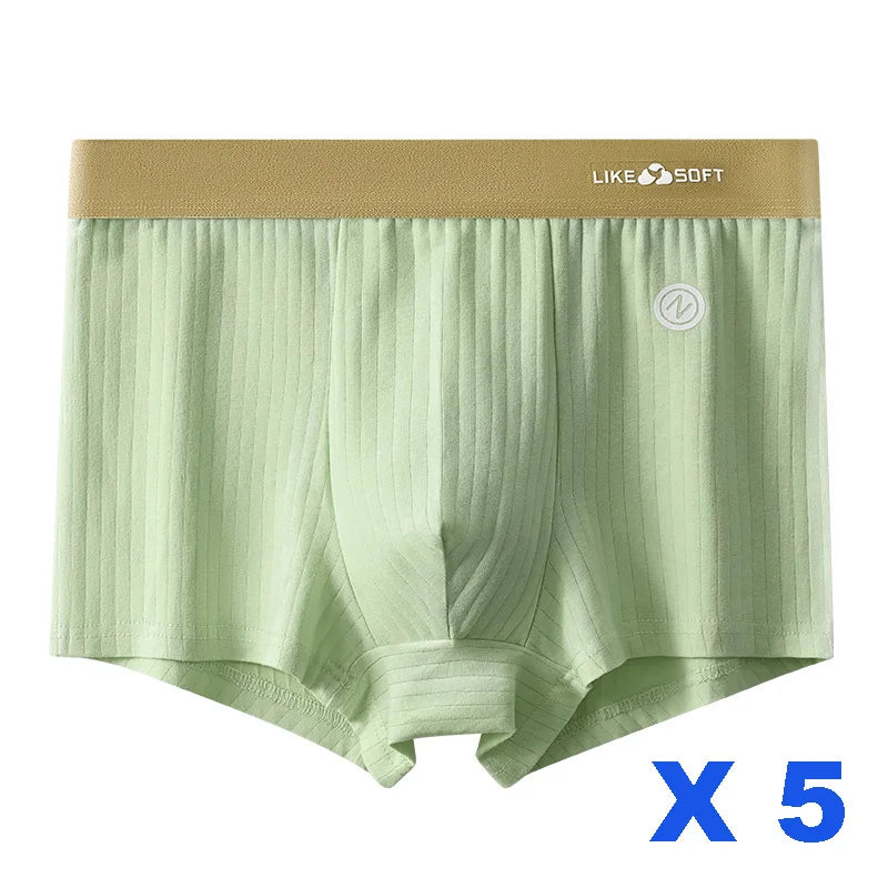 Calzoncillos bóxer a rayas para hombre – Ropa interior de ajuste cómodo, paquete de 5