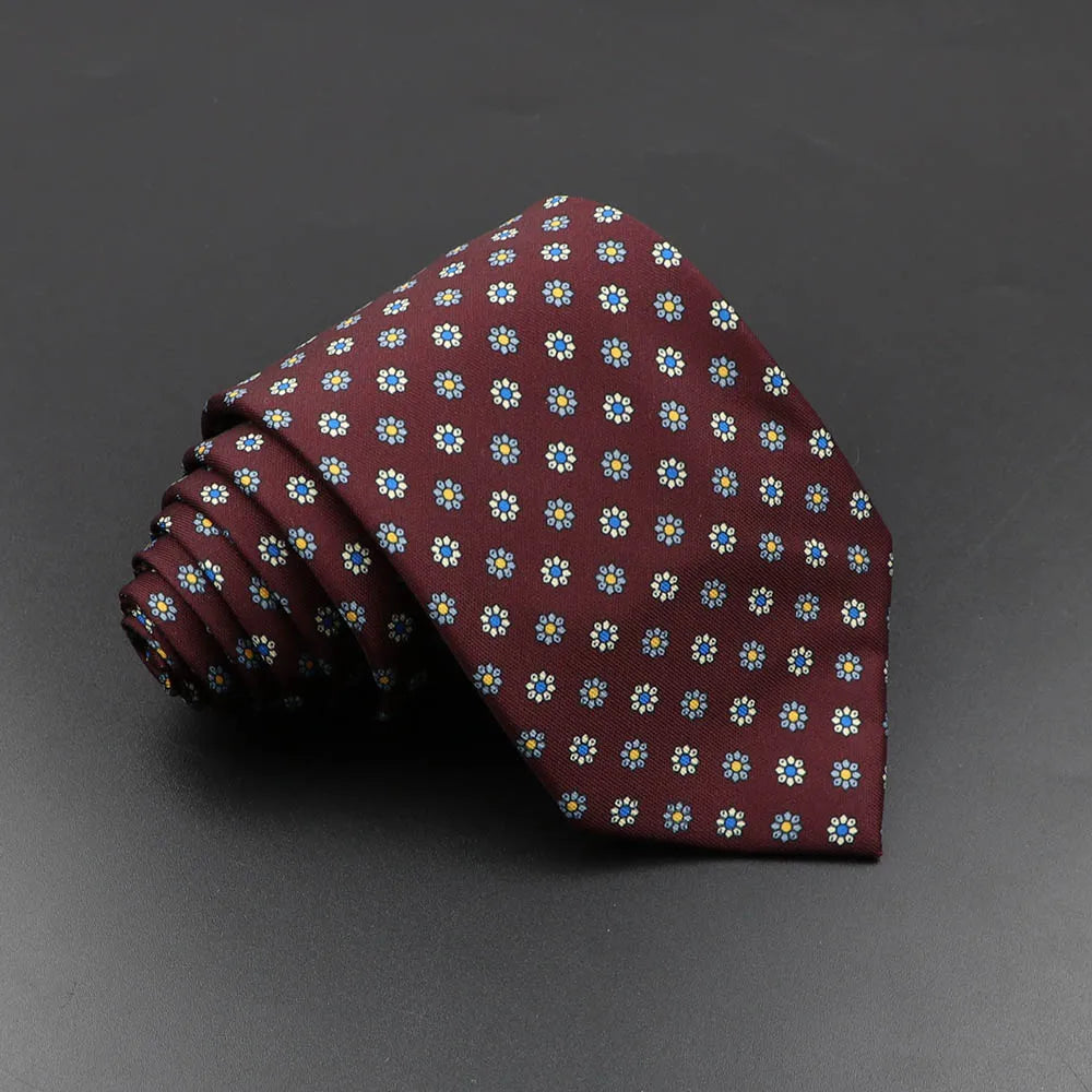 Silk Necktie — Soft Novelty Tie in Bold Patterns & Colors