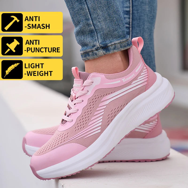 Women's Safety Sneaker – Lightweight Steel Toe Work Shoe