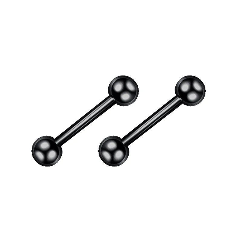 Punk Stainless Steel Hoop & Stud Earrings – Unisex Round & Cross Style