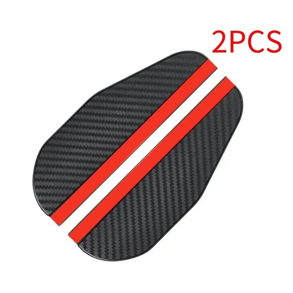 Visera Parasol Impermeable para Retrovisor de Coche – Tapa de Fibra de Carbono | 2 o 4 Piezas