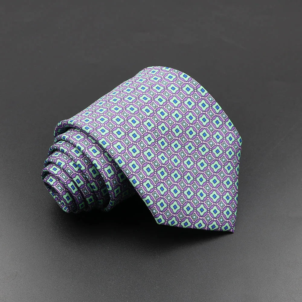 Silk Necktie — Soft Novelty Tie in Bold Patterns & Colors