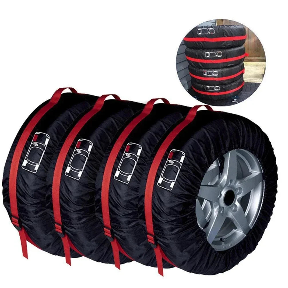 Cubierta Universal para Rueda de Repuesto y Bolsa de Almacenamiento – A prueba de Polvo, Impermeable, 16–20 Pulgadas