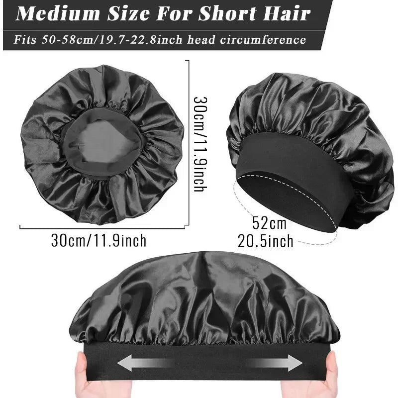 Satin Silk Sleep Bonnet for Hair Protection