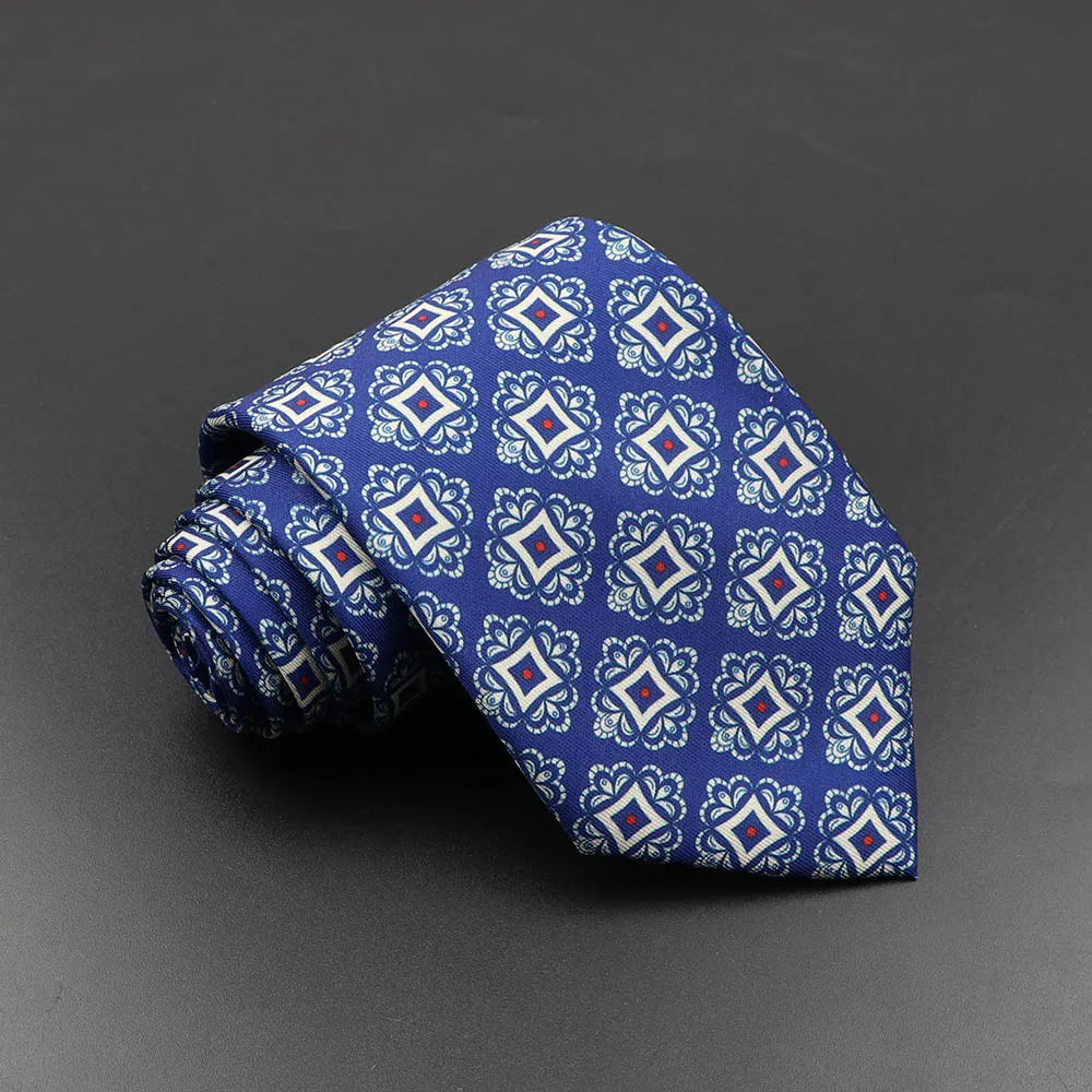 Silk Necktie — Soft Novelty Tie in Bold Patterns & Colors