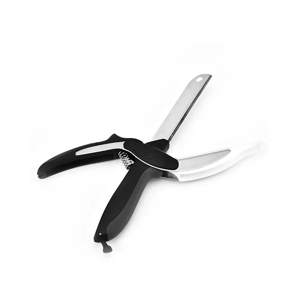 2-in-1 Kitchen Scissors with Built-In Cutting Board