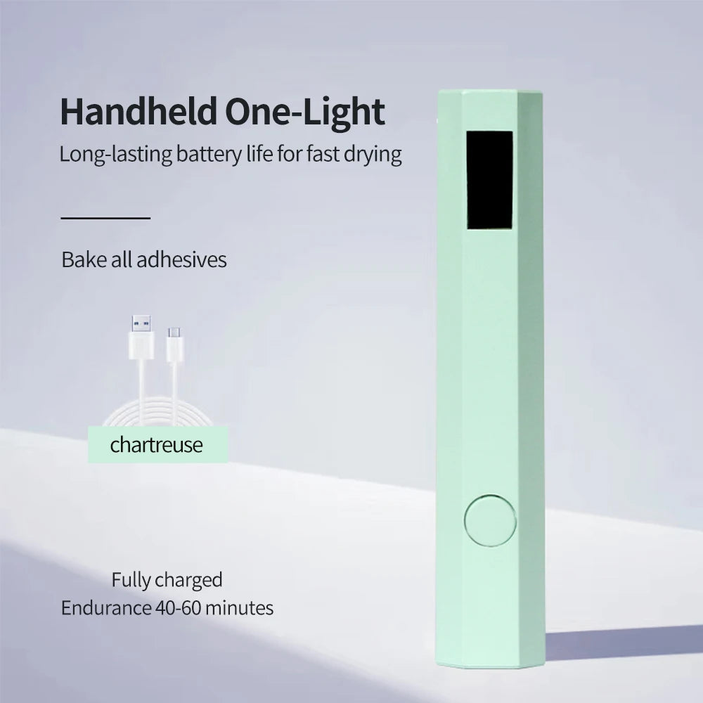 Mini UV LED Nail Lamp – Rechargeable Handheld Gel Dryer