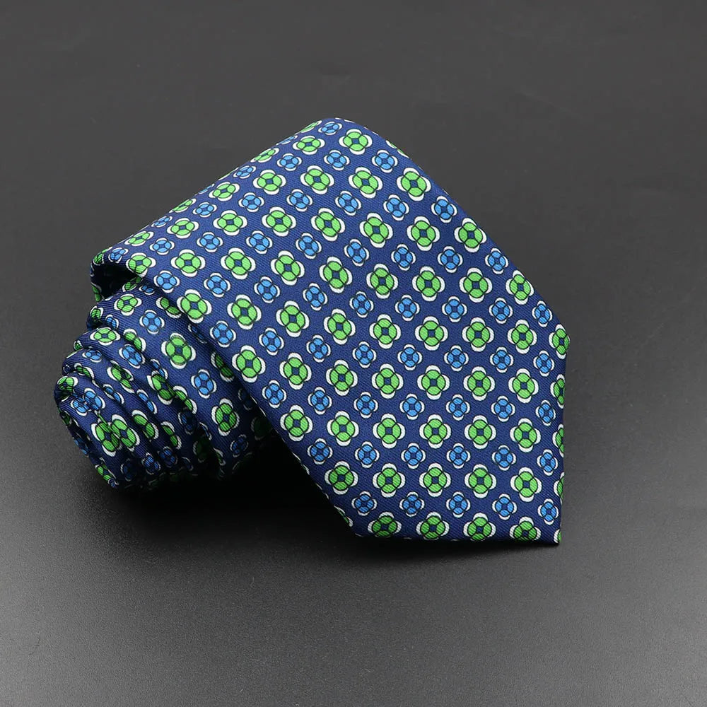 Silk Necktie — Soft Novelty Tie in Bold Patterns & Colors