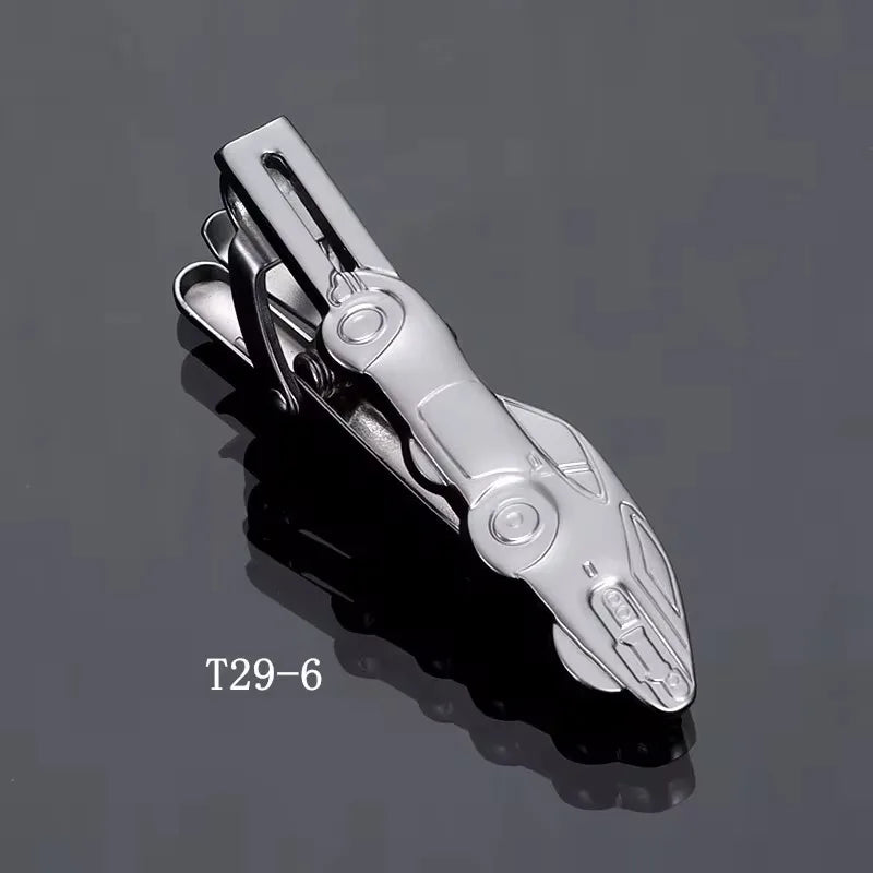 Novelty Metal Tie Clip – Cartoon & Graphic Necktie Bar
